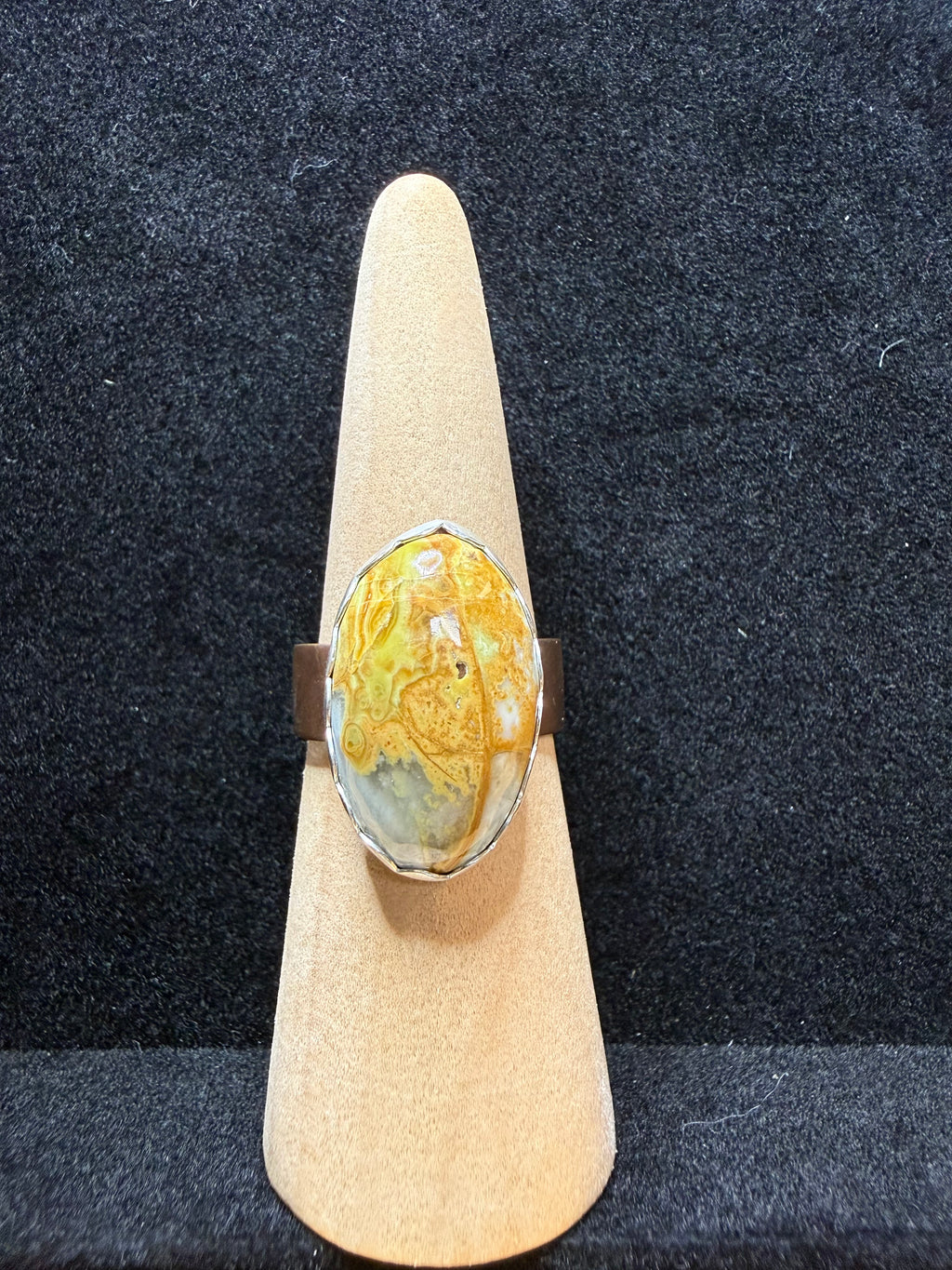 Clay Canyon Variscite Sterling Silver and Copper Ring