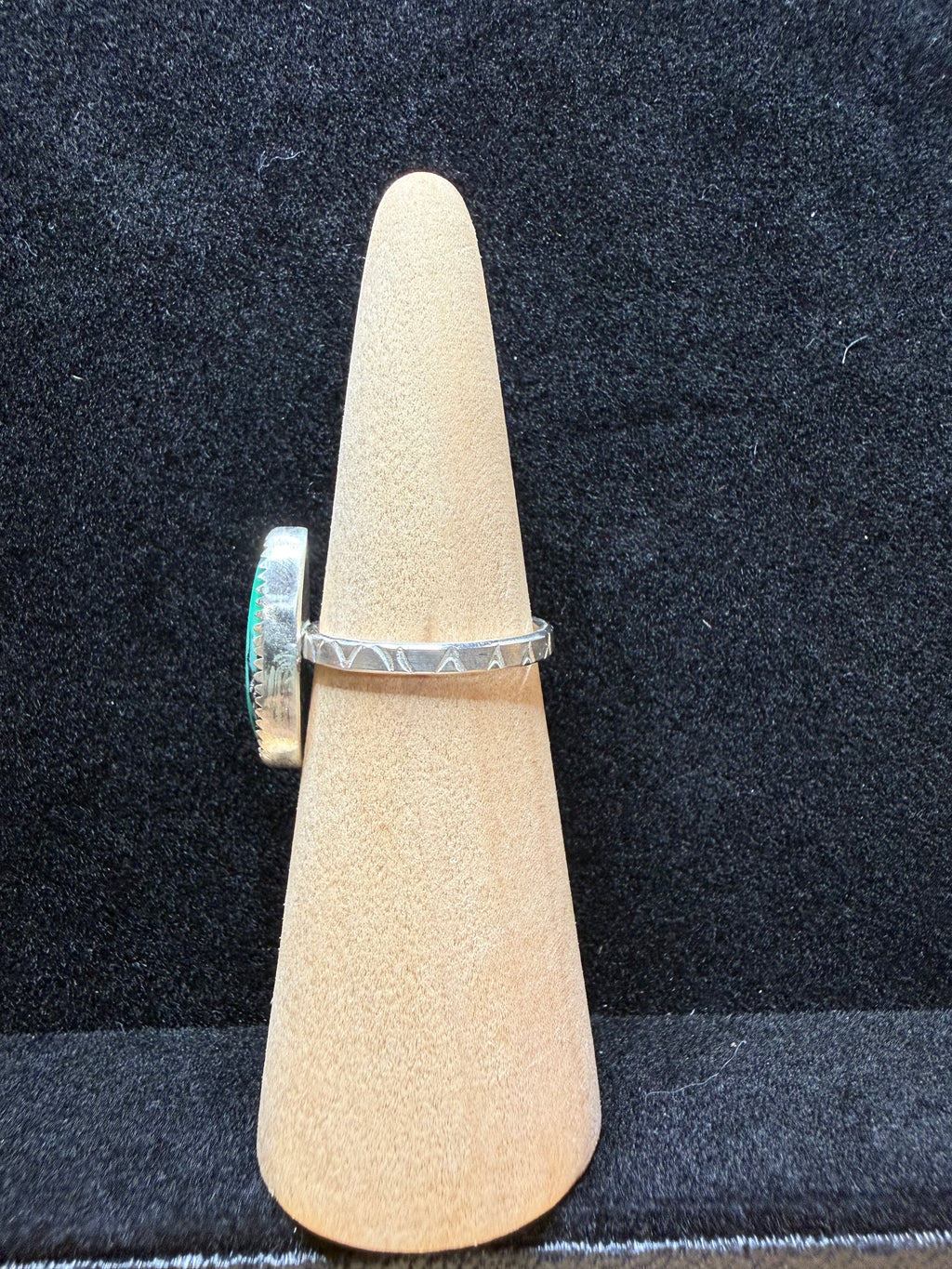 Kushk Variscite Oval Sterling Silver Ring