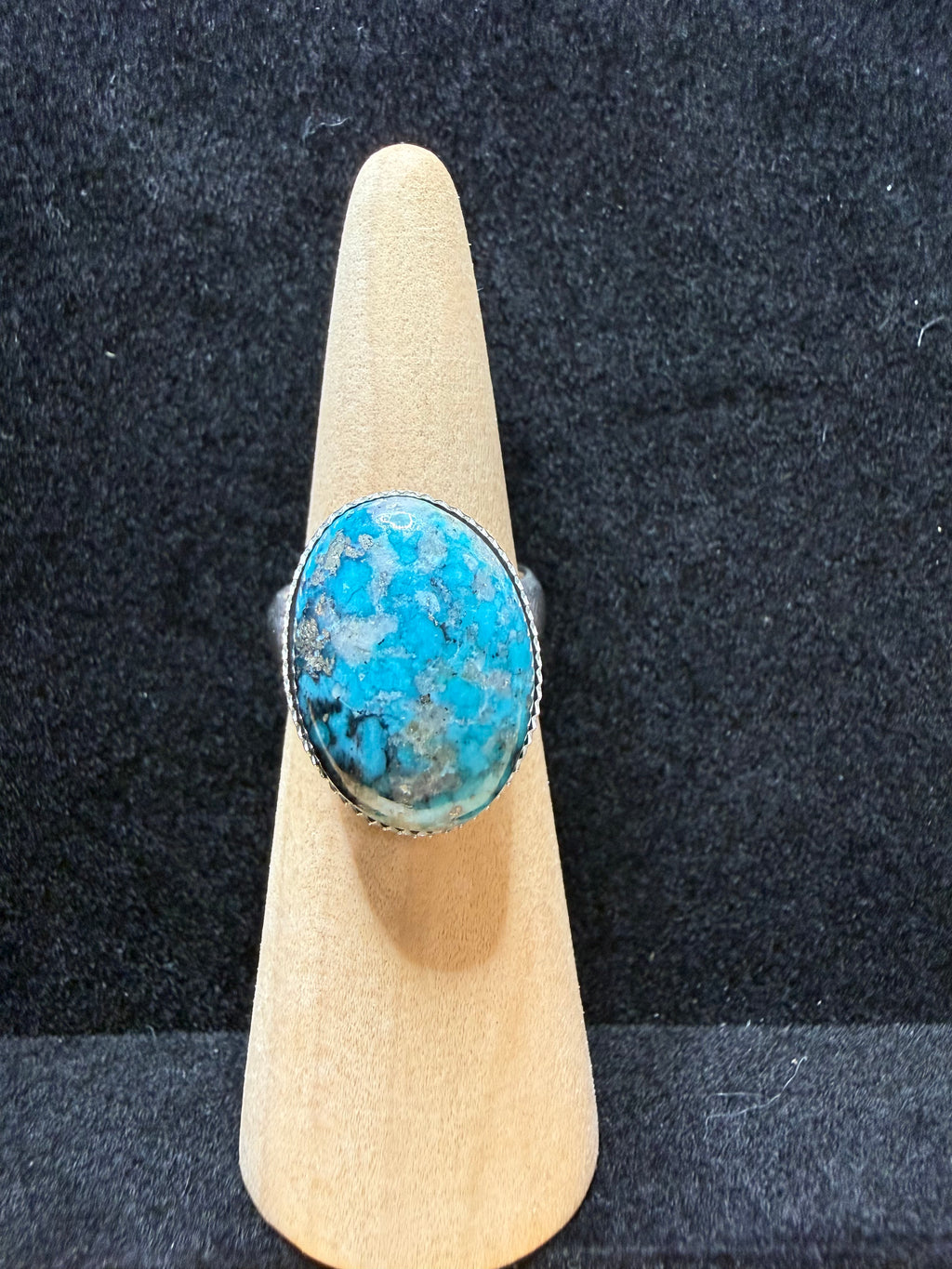 Morenci Turquoise Sterling Silver Ring