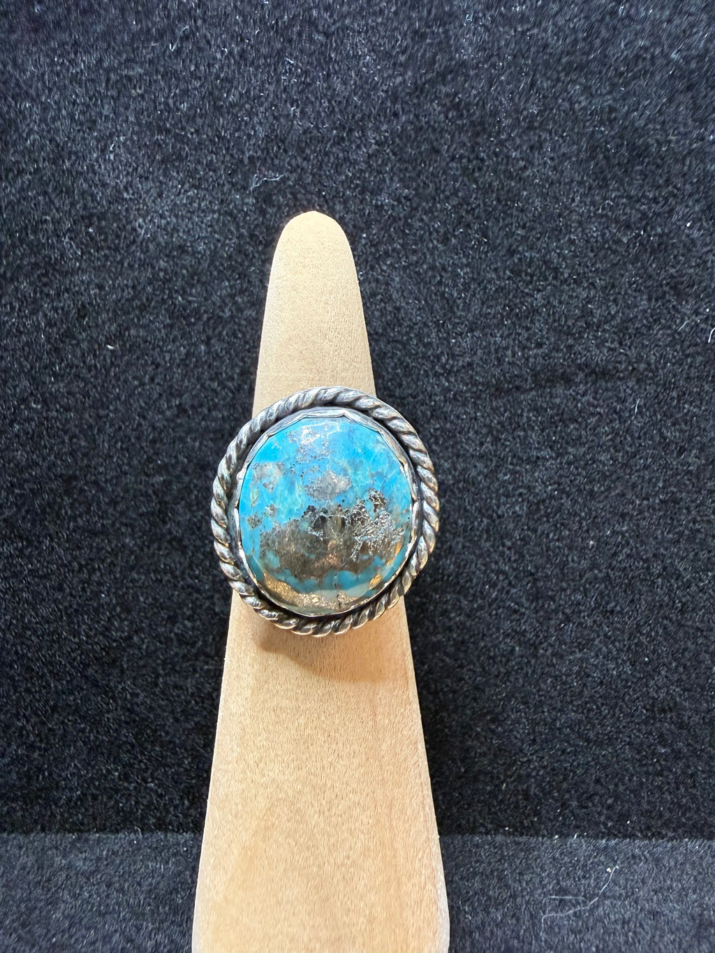 Morenci Turquoise Sterling Silver Ring