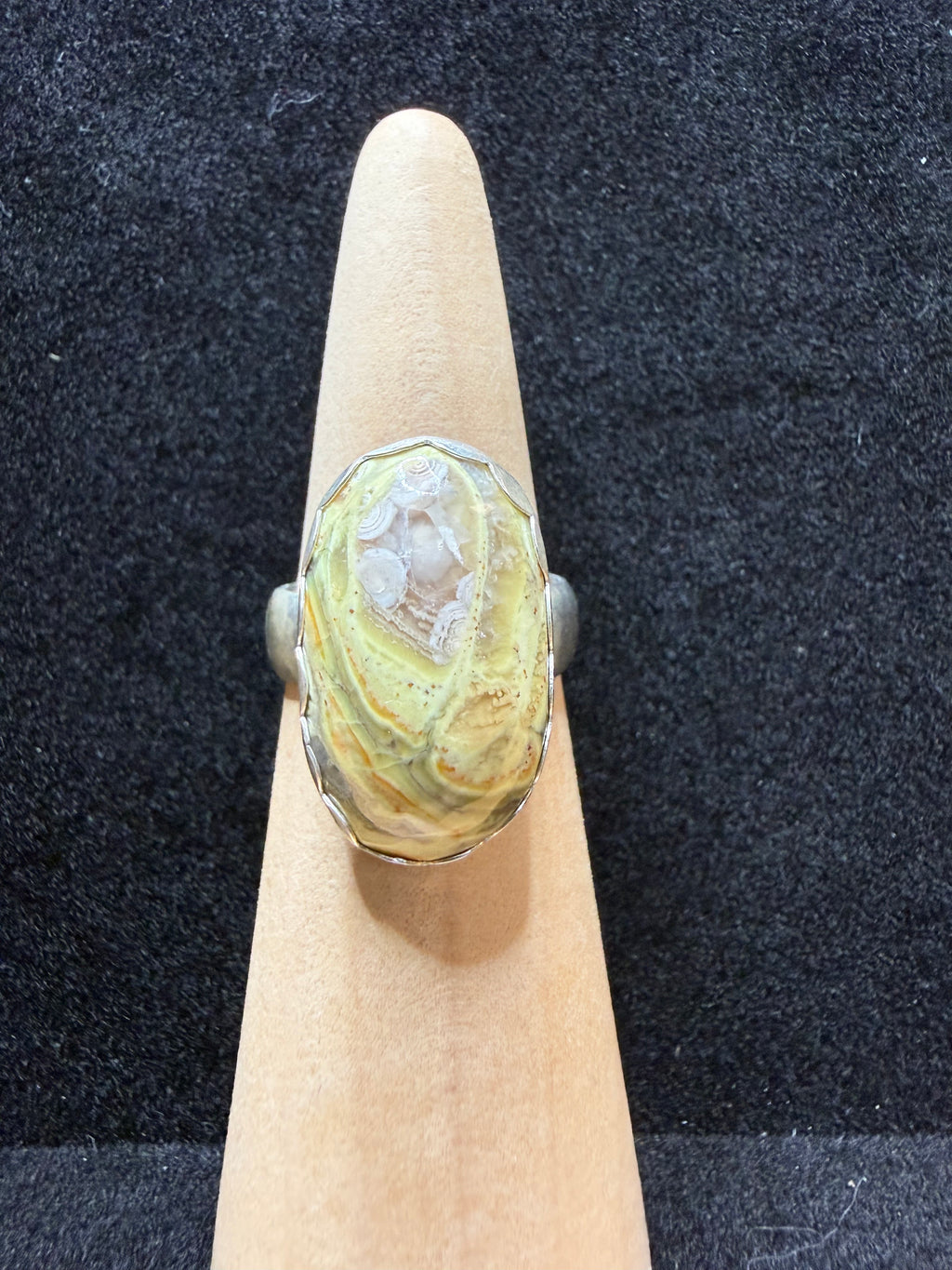 Clay Canyon Variscite Oval Sterling Silver Ring