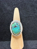 Hubei Turquoise Sterling Silver Ring
