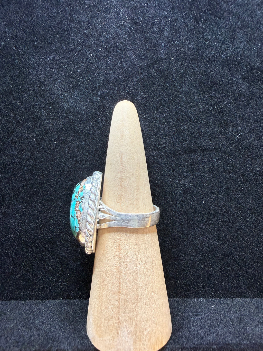 Hubei Turquoise Sterling Silver Ring