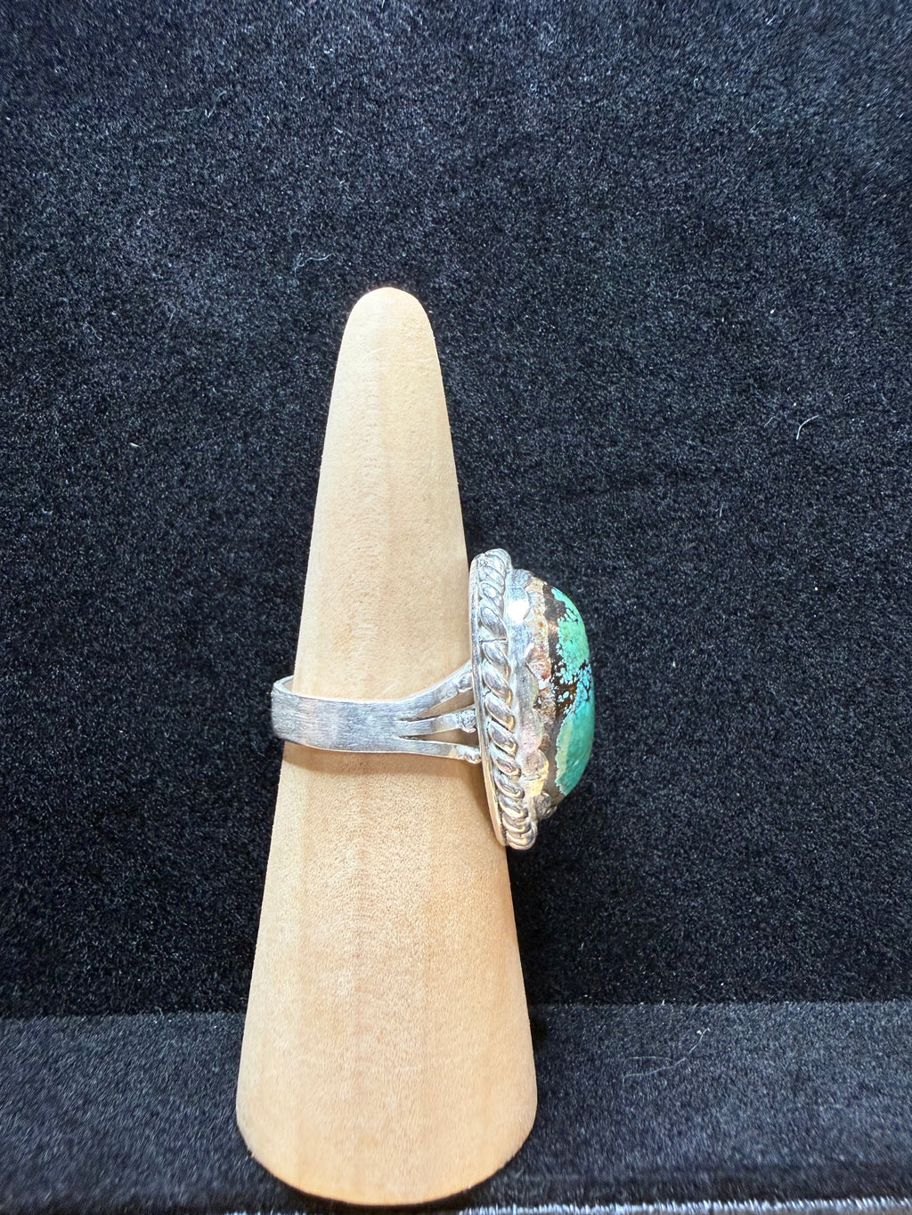 Hubei Turquoise Sterling Silver Ring