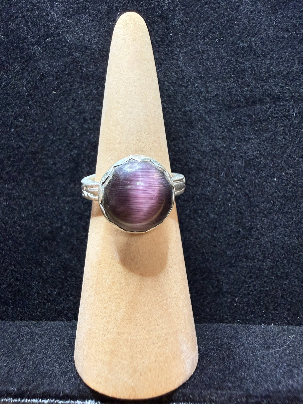 Star Garnet Sterling Silver Ring