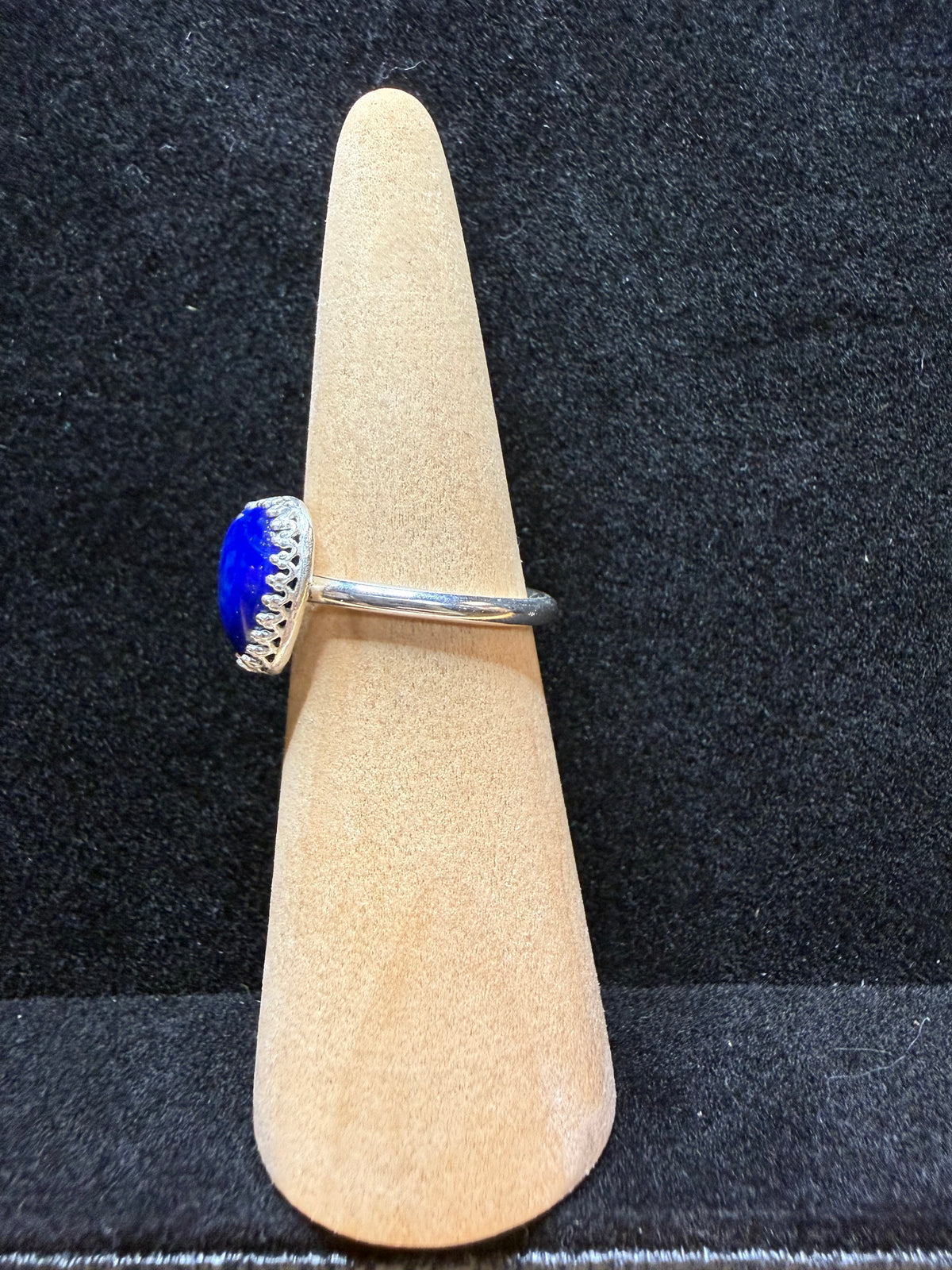 Lapis Heart Shaped Ring