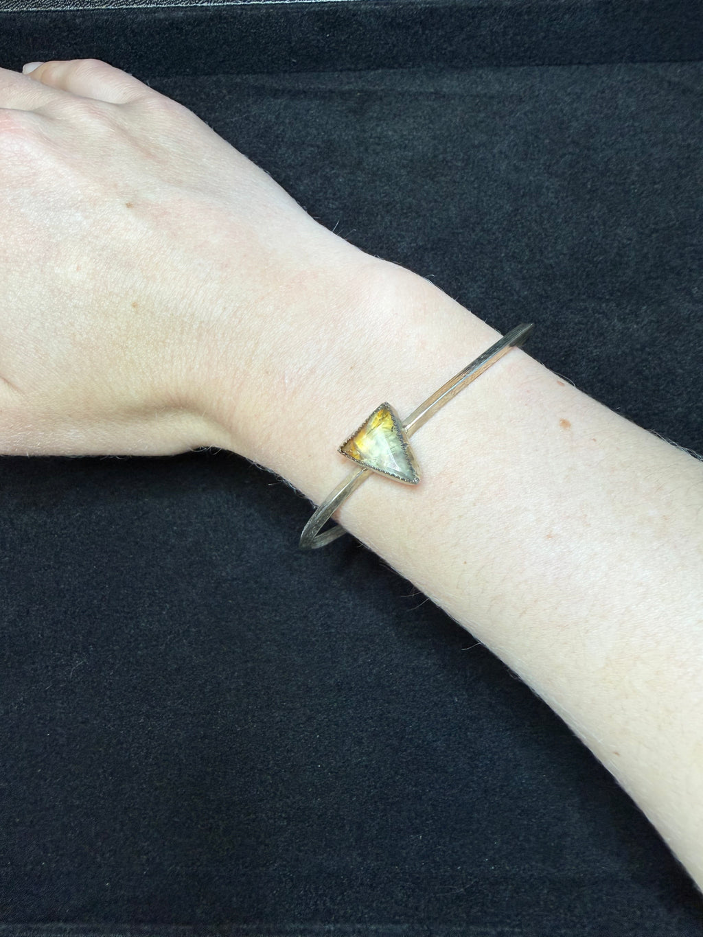 Oregon Sunstone Cuff Bracelet