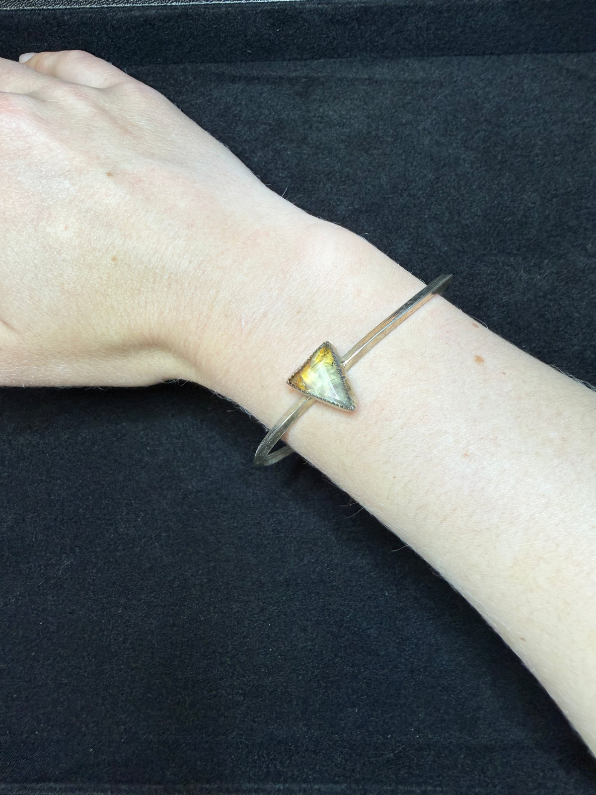 Oregon Sunstone Cuff Bracelet