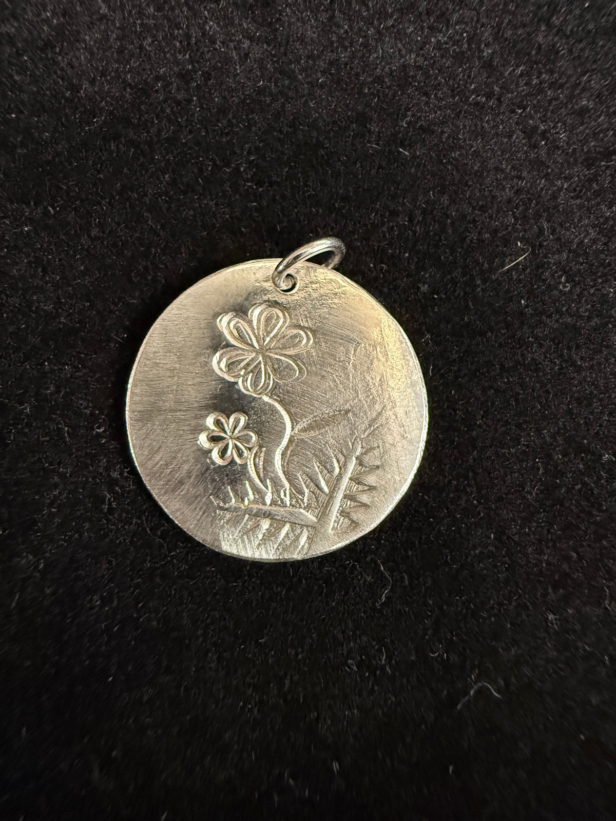 Stamped Sterling Silver Pendent