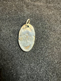 Flower Oval Pendant