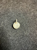 Stamped Flower Pendant