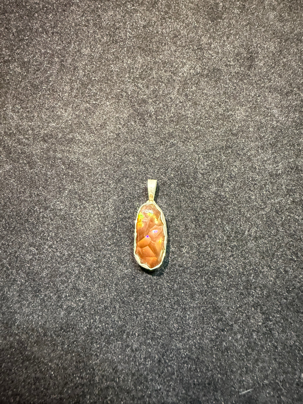 Fire Agate Pendant