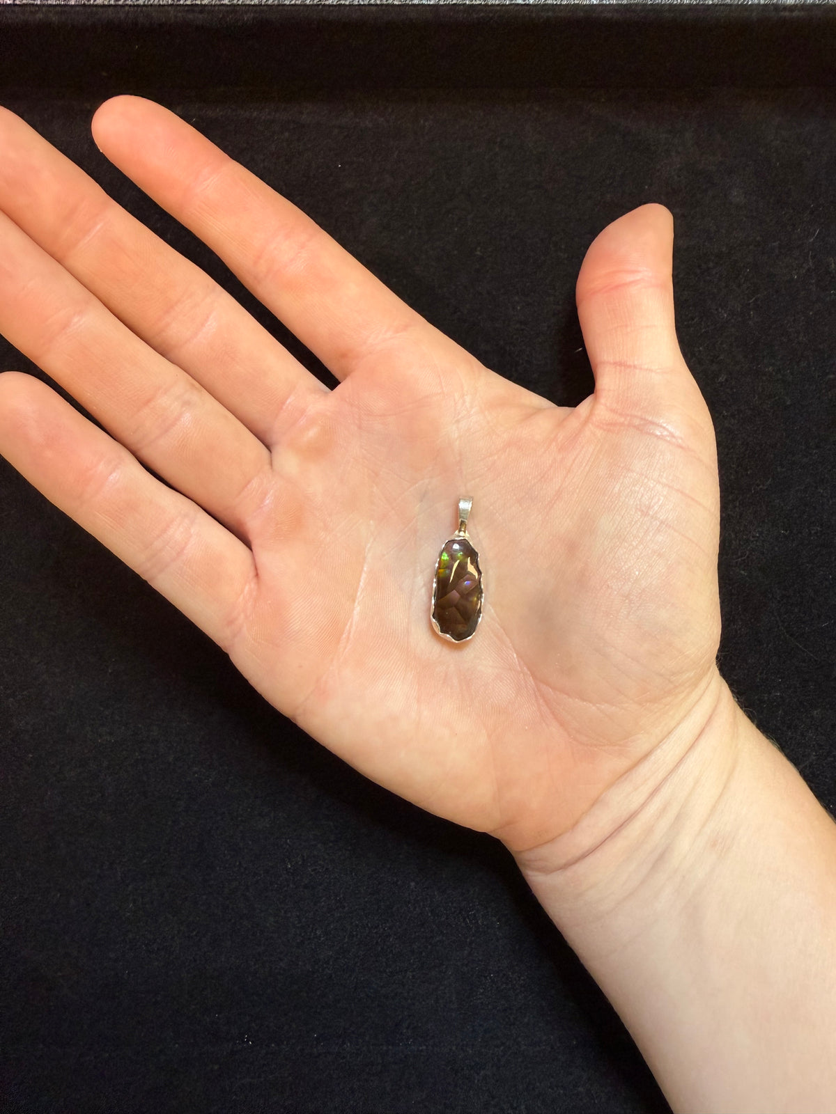 Fire Agate Pendant