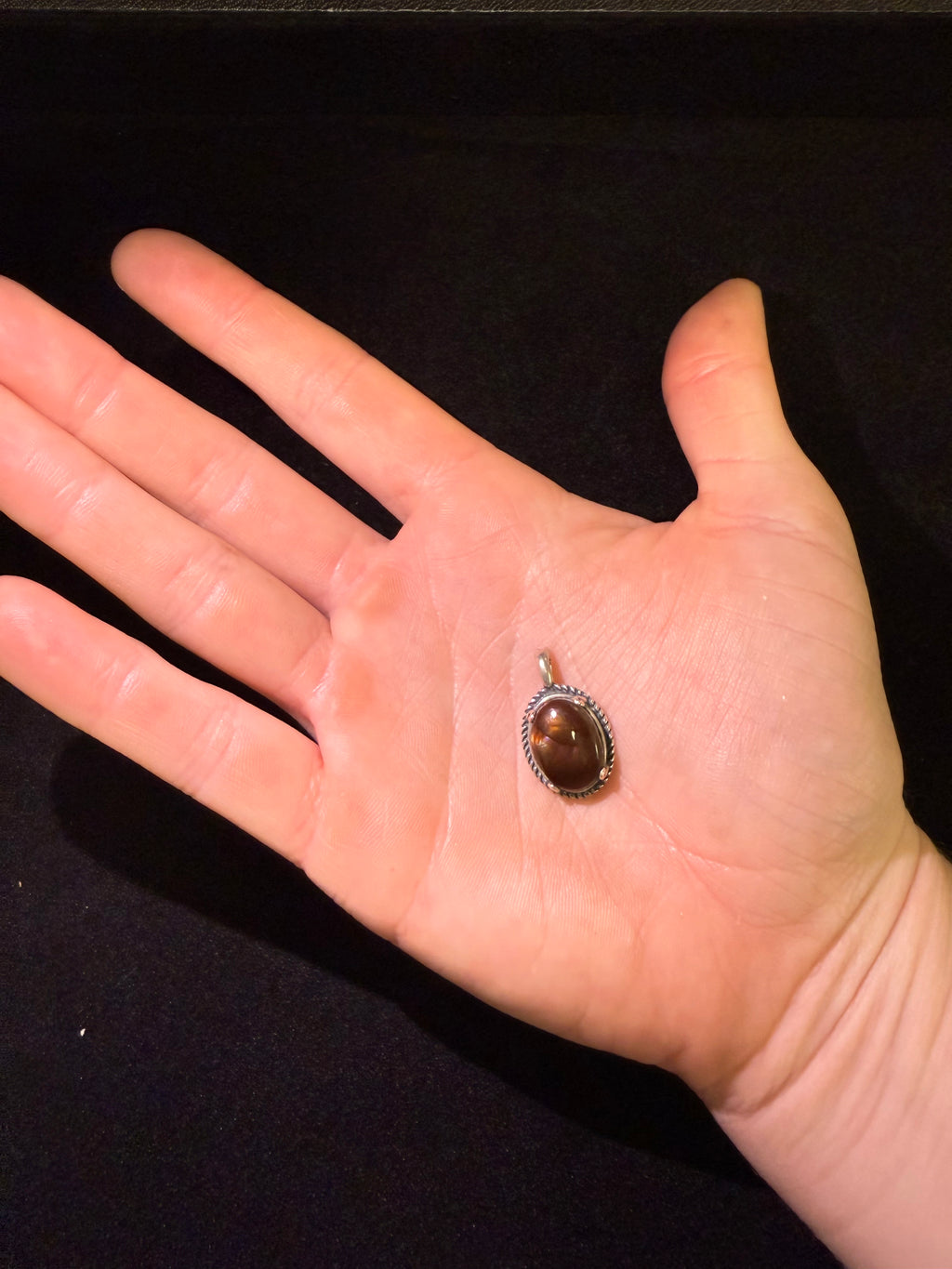 Fire Agate Pendant