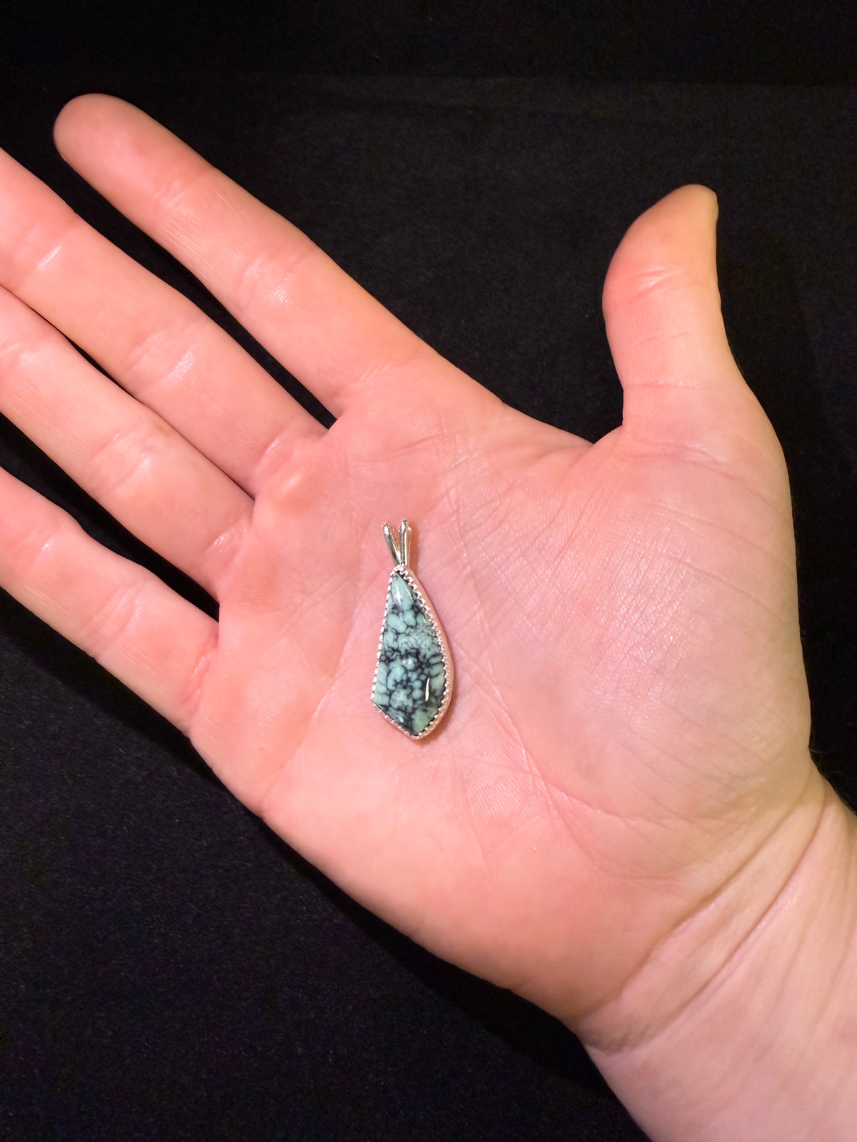 Snowville Variscite Pendant