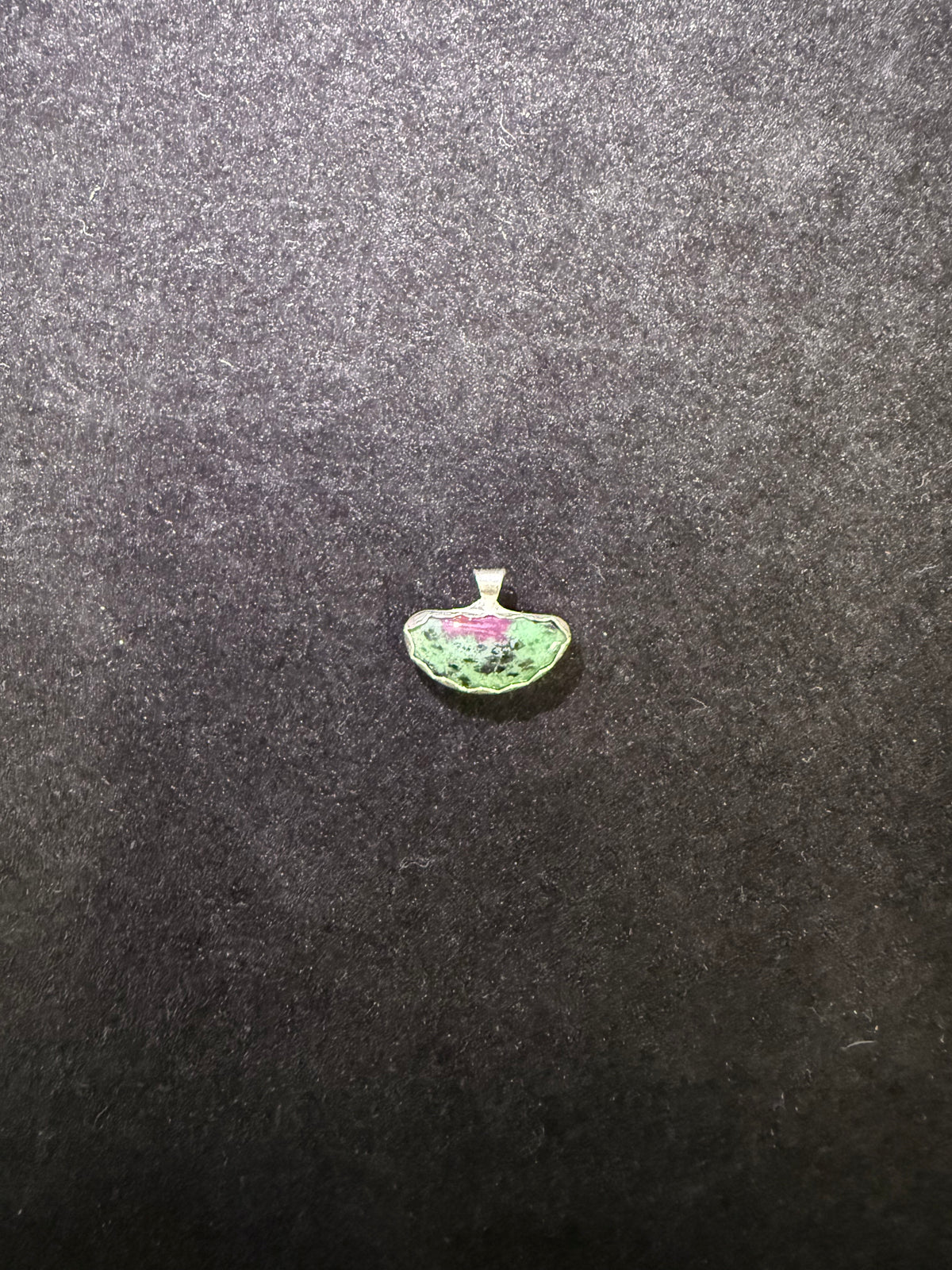 Zoisite Ruby Pendant