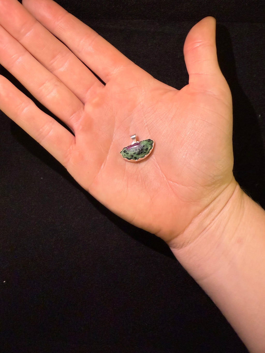 Zoisite Ruby Pendant