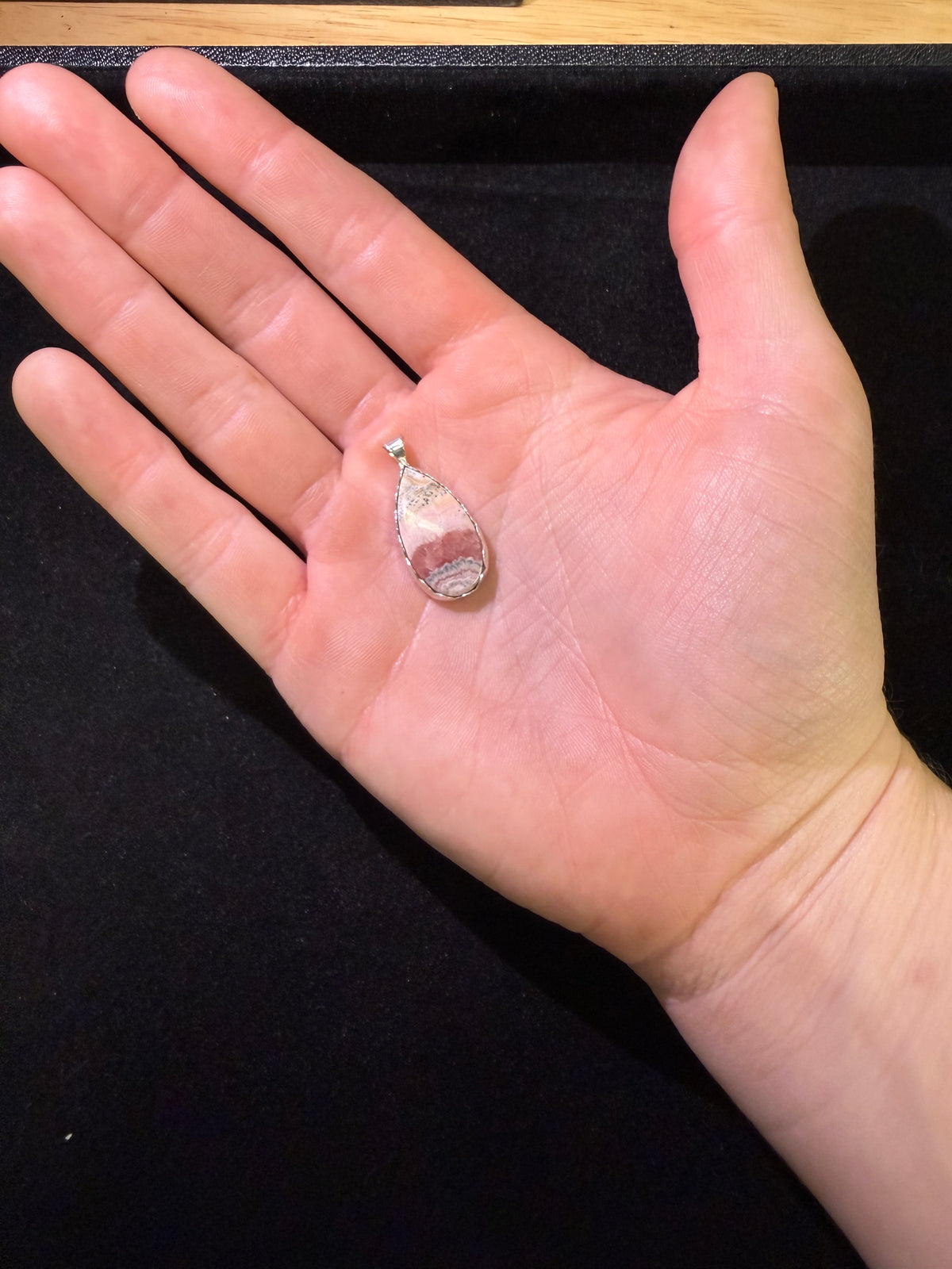 Pink Rhodonite Pendant