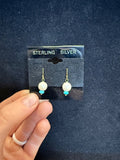 Pearl and Turquoise Bead Earrings